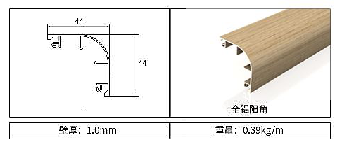 All aluminum male angle LP-169 for Wall Panels | January 2026