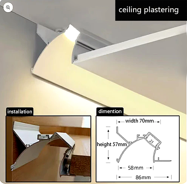 Ceiling profiles+wall lights series(XQ-9868)