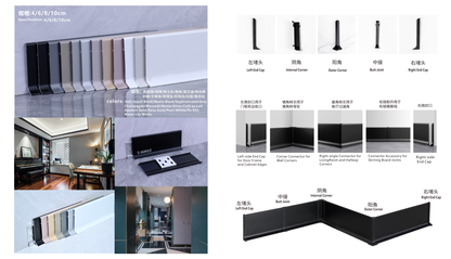 Minimalist Type B – Snap-On Type – Skirting Board