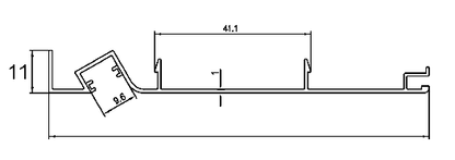 Surface-Mounted Diagonal Light Type – Skirting Board