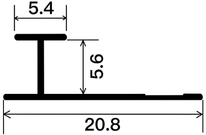 5mm Decorative Moulding - 5mm Fen Line / Matte Black / 3M/PCS