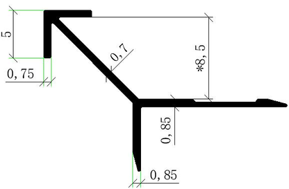 8mm Decorative Moulding