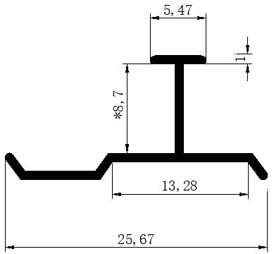 8mm Decorative Moulding