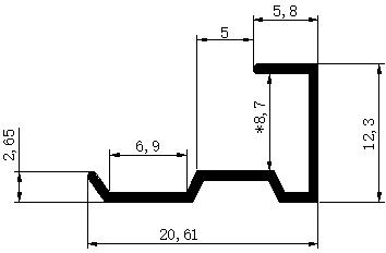 8mm Decorative Moulding