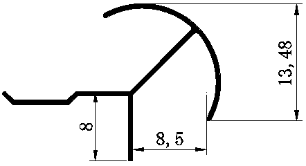 8mm Decorative Moulding