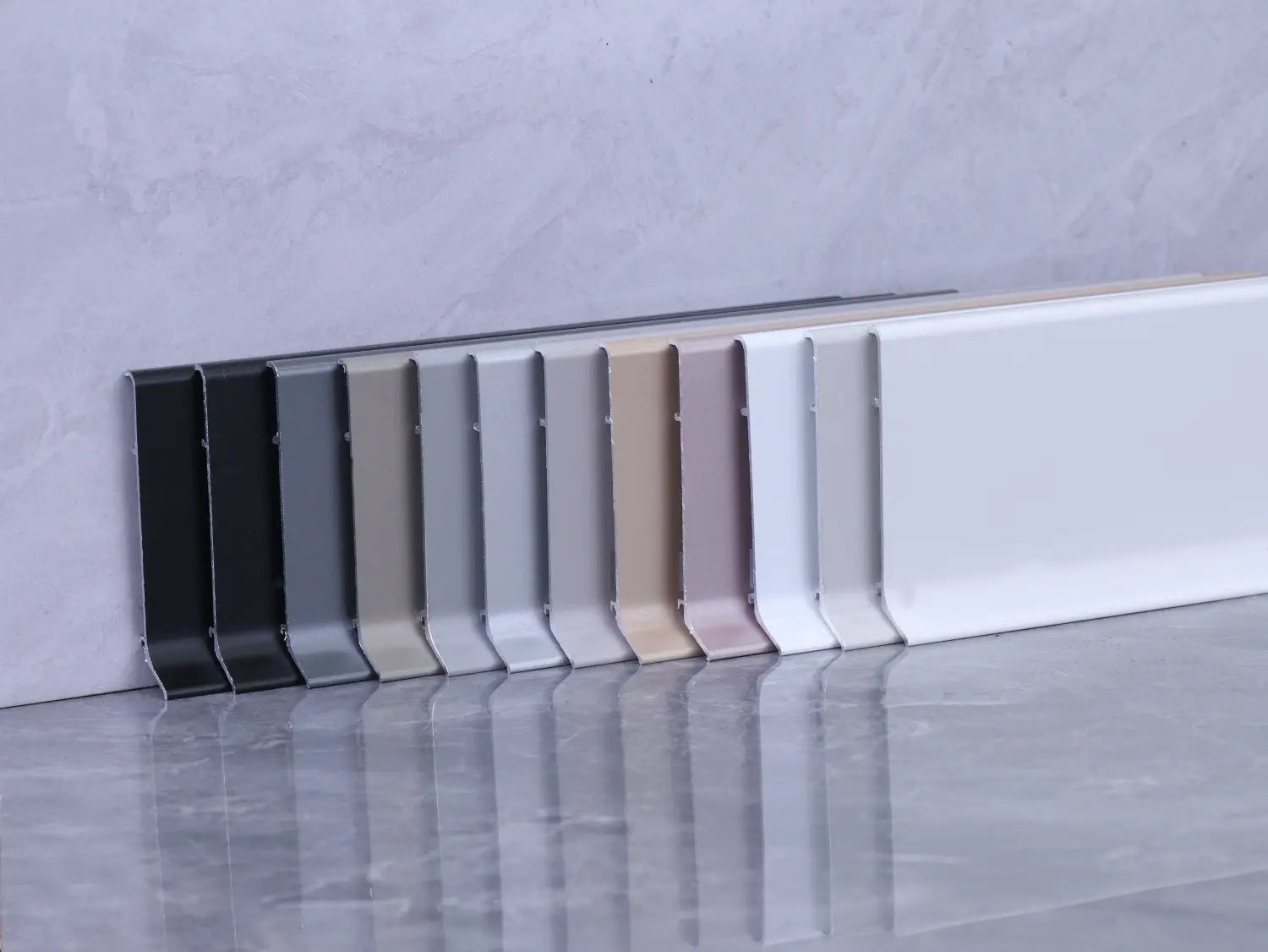 Aluminum alloy skirting board installation guide