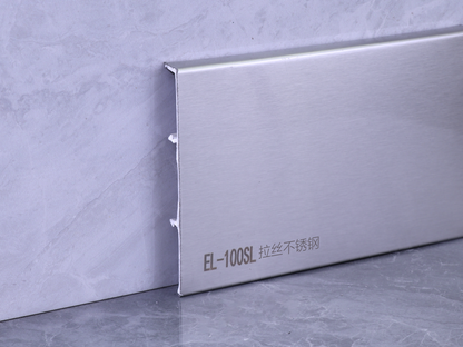 Stainless steel – Snap-On Type – Skirting Board