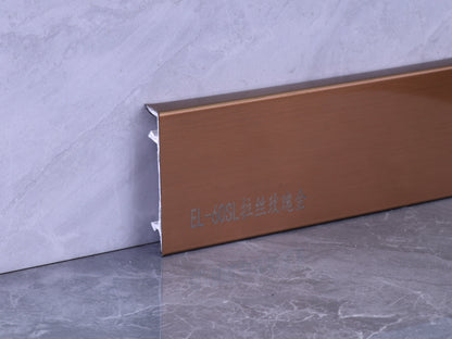 Stainless steel – Snap-On Type – Skirting Board