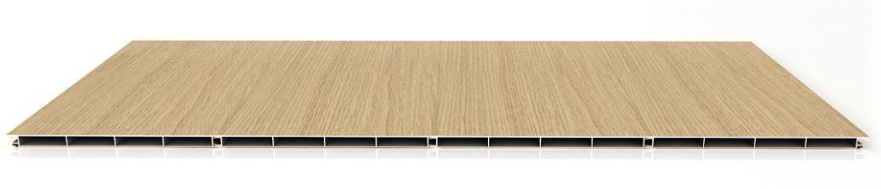 All-aluminum seamless welded panel