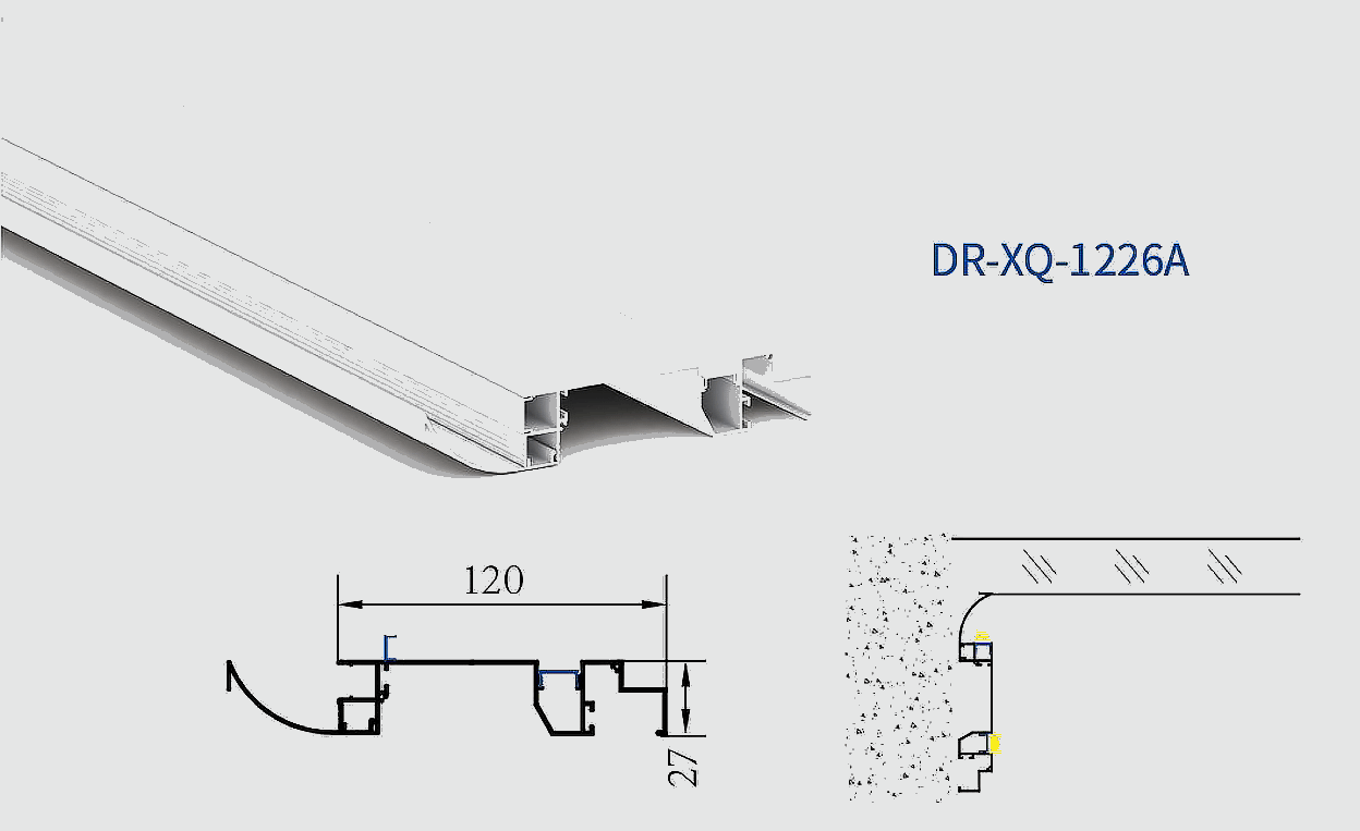 Ceiling Linear Light（XQ-1226A）