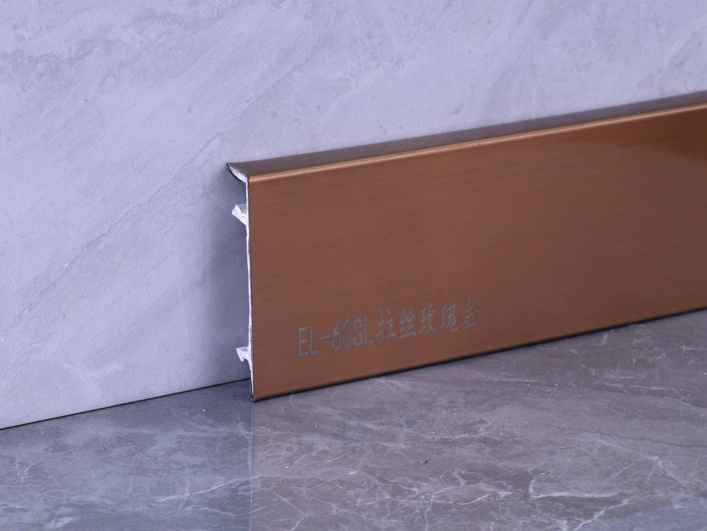 Stainless steel – Snap-On Type – Skirting Board