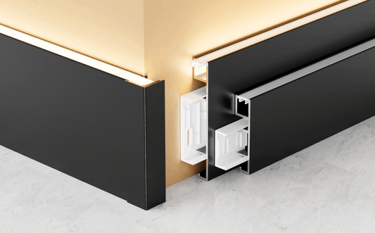 Surface-Mounted Upward Lighting – Skirting Board